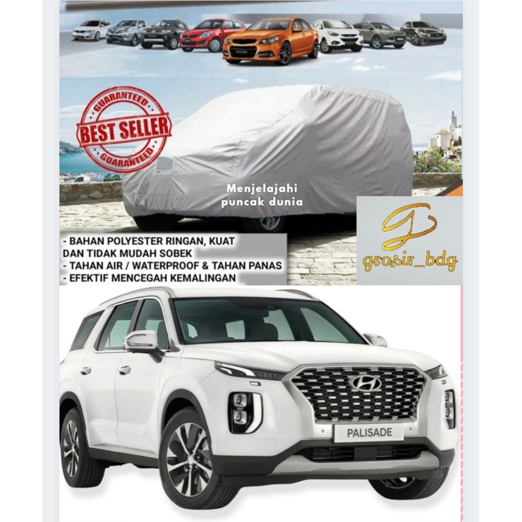 COVER MOBIL HYUNDAI PALISADE SILVER POLOS