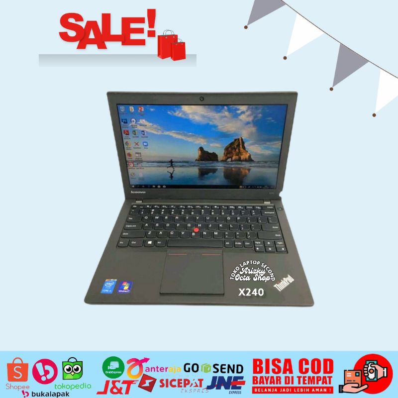 SALE LENOVO THINKPAD X240 INTEL CORE I5 RAM 8GB SSD 128GB