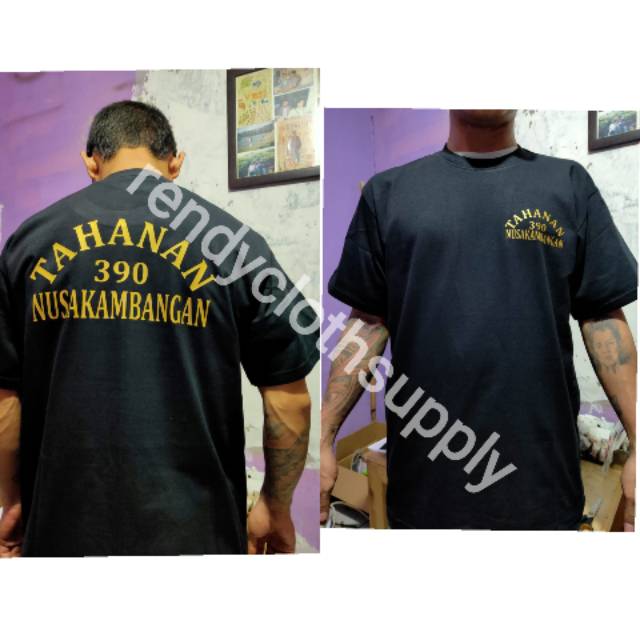 Tshirt Baju Kaos TAHANAN 390 NUSAKAMBANGAN