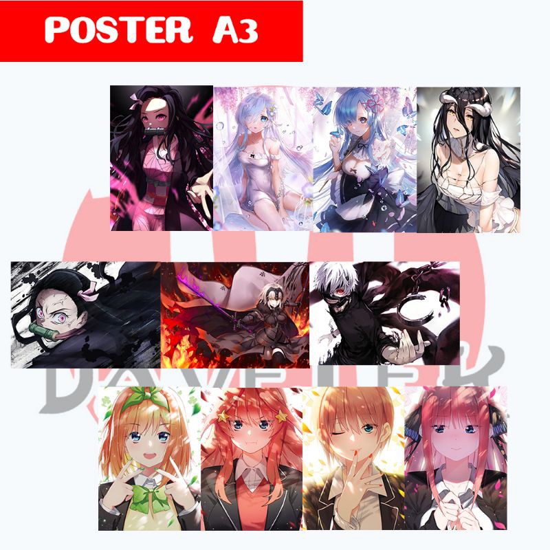 Jual Poster Anime A3 Shopee Indonesia