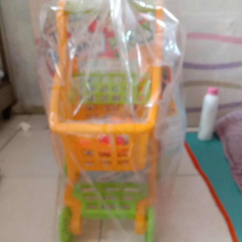 mainan troli belanja
