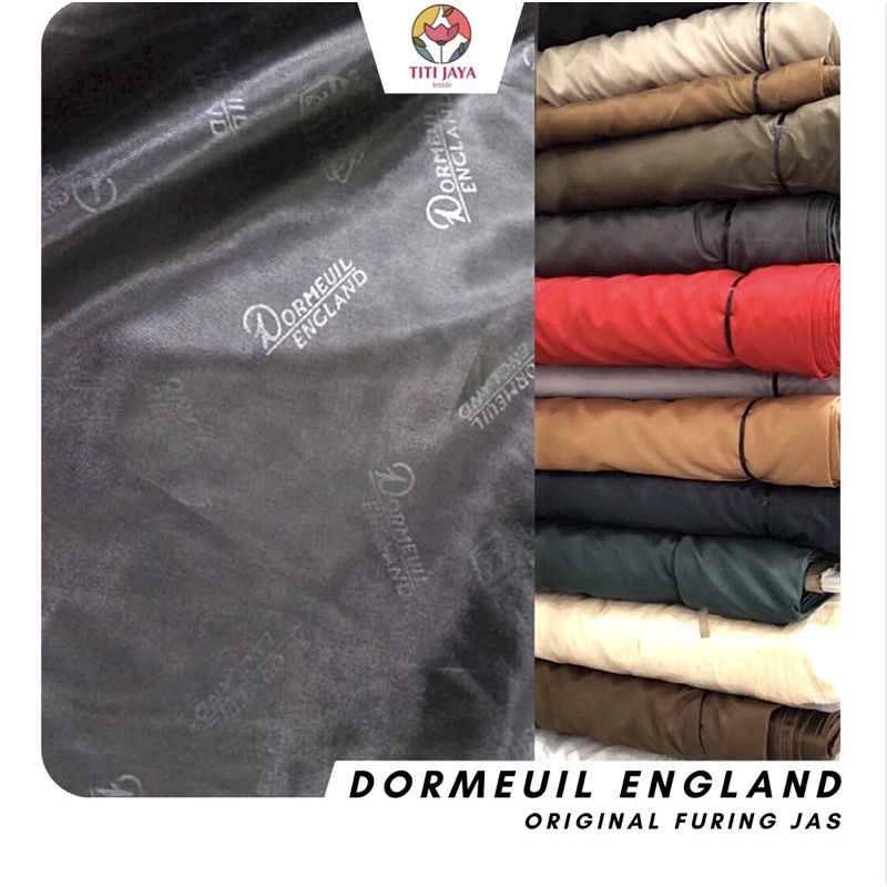 Kain Dormeuil / Dormil England Furing Jas Interlining Original Asli Termurah / Furing Jaket Blazer