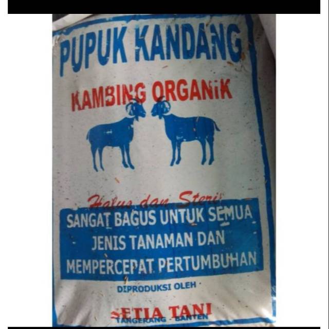 Pupuk kandang kambing organik _+15kg