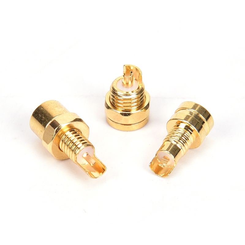 (LUCKID) 1pc Konektor MMCX Female Solder PCB Mount Pin IE800 DIY