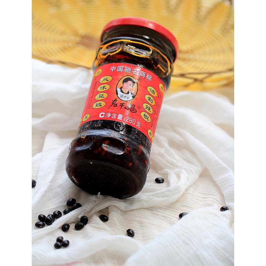 

Douchi with chili oil Dou-chi Fermented Black Bean