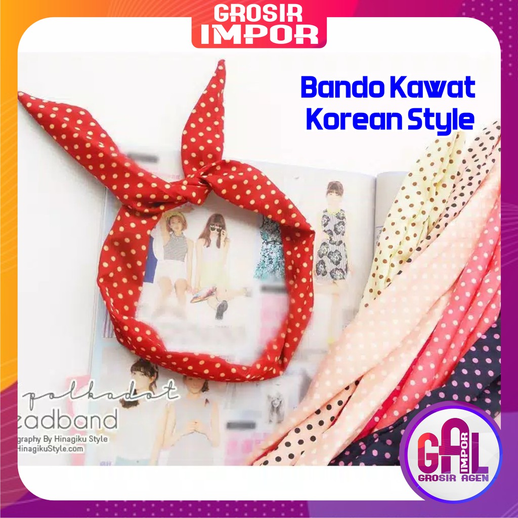 Bando Kawat Bludru Korean Style Import Best Seller