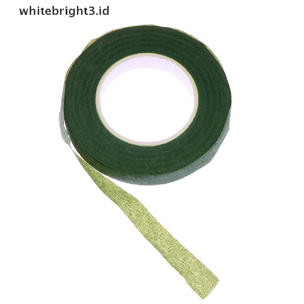 (whitebright3.id) Tape Kertas Hijau 30M Untuk Cangkok Tanaman / Bunga DIY