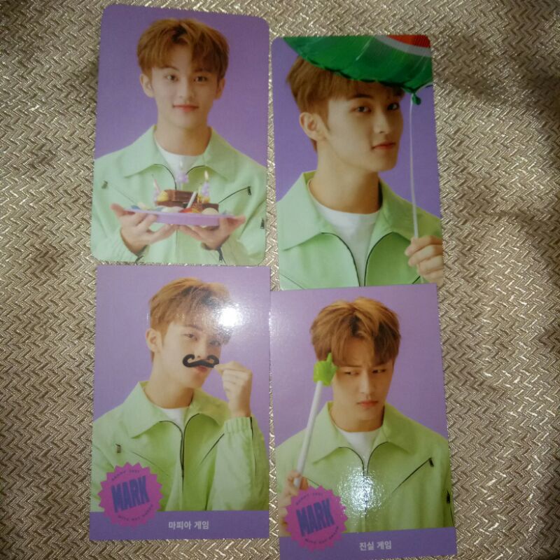 SET nct dream mark sg 2021 season greetings benefit ktown4u 11st bene game card photocard pc