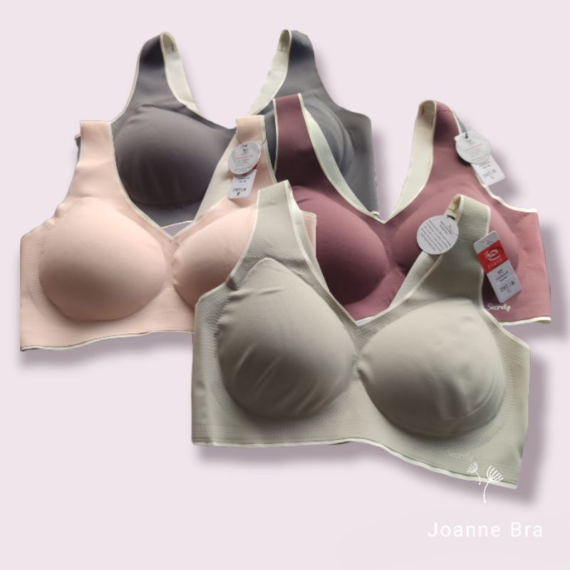 Elena Bra Robot BH Seamless Cup B Sport E 29718 - M-XL - Tanpa Kait Tanpa Kawat Busa Tipis Lembut