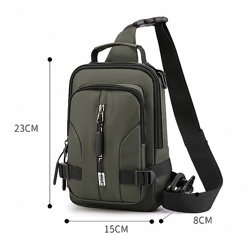 COD Uphike Tas Selempang Pria Waistbag Tas Selempang Cowok Sling Bag Pria Waterprof  TS704