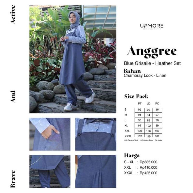 [COD] NEW ARRIVAL BAJU SET WANITA JUMBO UPMORE ANGGREE ORIGINAL || PUSAT DISTRIBUTOR TERLARIS