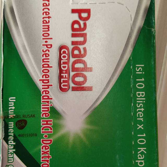 PANADOL HIJAU.SATU STRIP 10 PCS