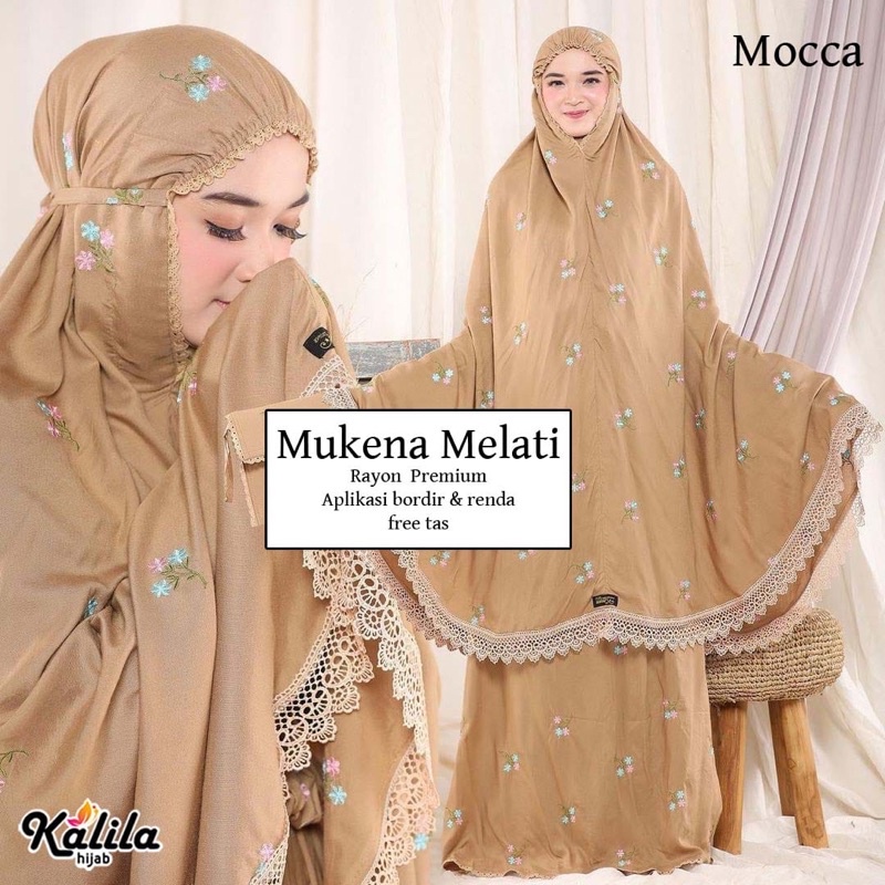 MUKENA MELATI ORI BY KALILA MUKENA SITI KHADIJAH DEWASA MUKENA KHADIJAH