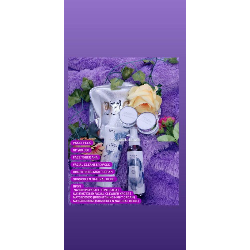 JGLOW SKINCARE PAKET FLEK