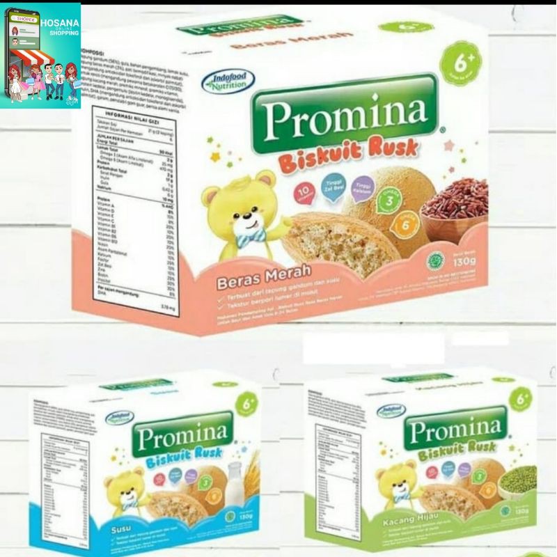 Promina Biskuit Rusk 130 gr