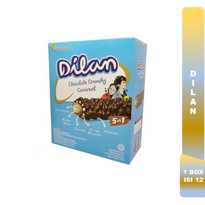 

DILAN CHOCOLATE CRUNCHY 1 BOX ISI 12