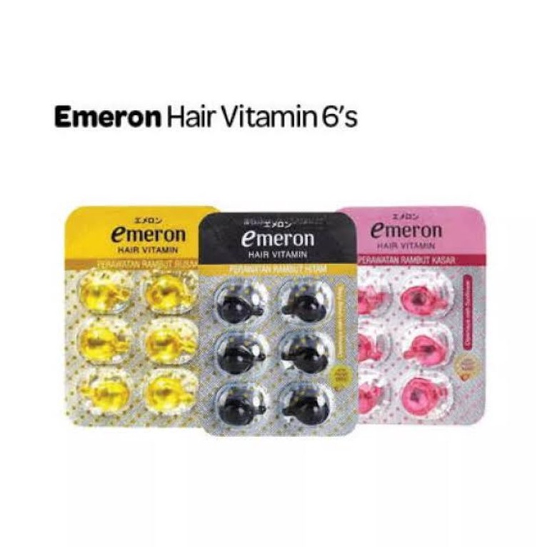 Emeron Vitamin Rambut (1lembar = 6pc)