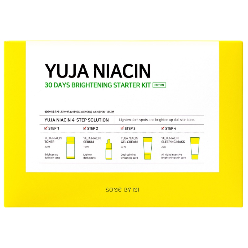 SOME BY MI  Yuja Niacin Brightening Starter Kit 4items Somebymi