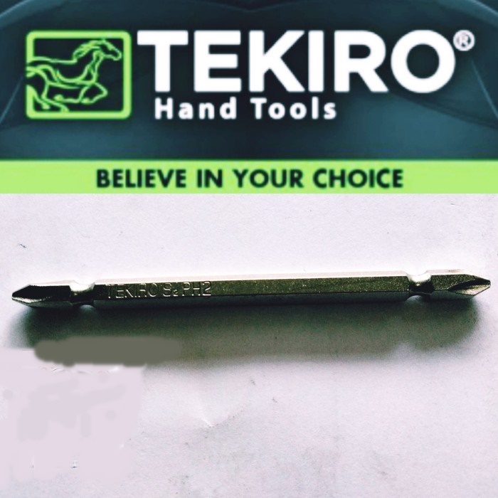 Tekiro Mata Obeng Angin Set PH2 X 110mm (+/+) (1 Batang)