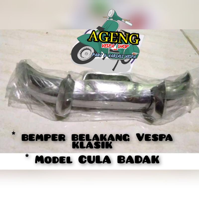 Bemper cula badak bemper belakang vespa begel Vespa klasik