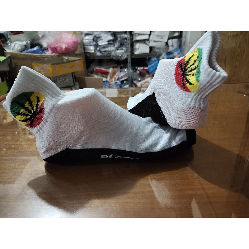 PROMO 3 PCS KAOS KAKI ANKLE SOCK MOTIF GANJA / KAOS KAKI SEMATA KAKI  / KAOS KAKI SPORT / UNISE