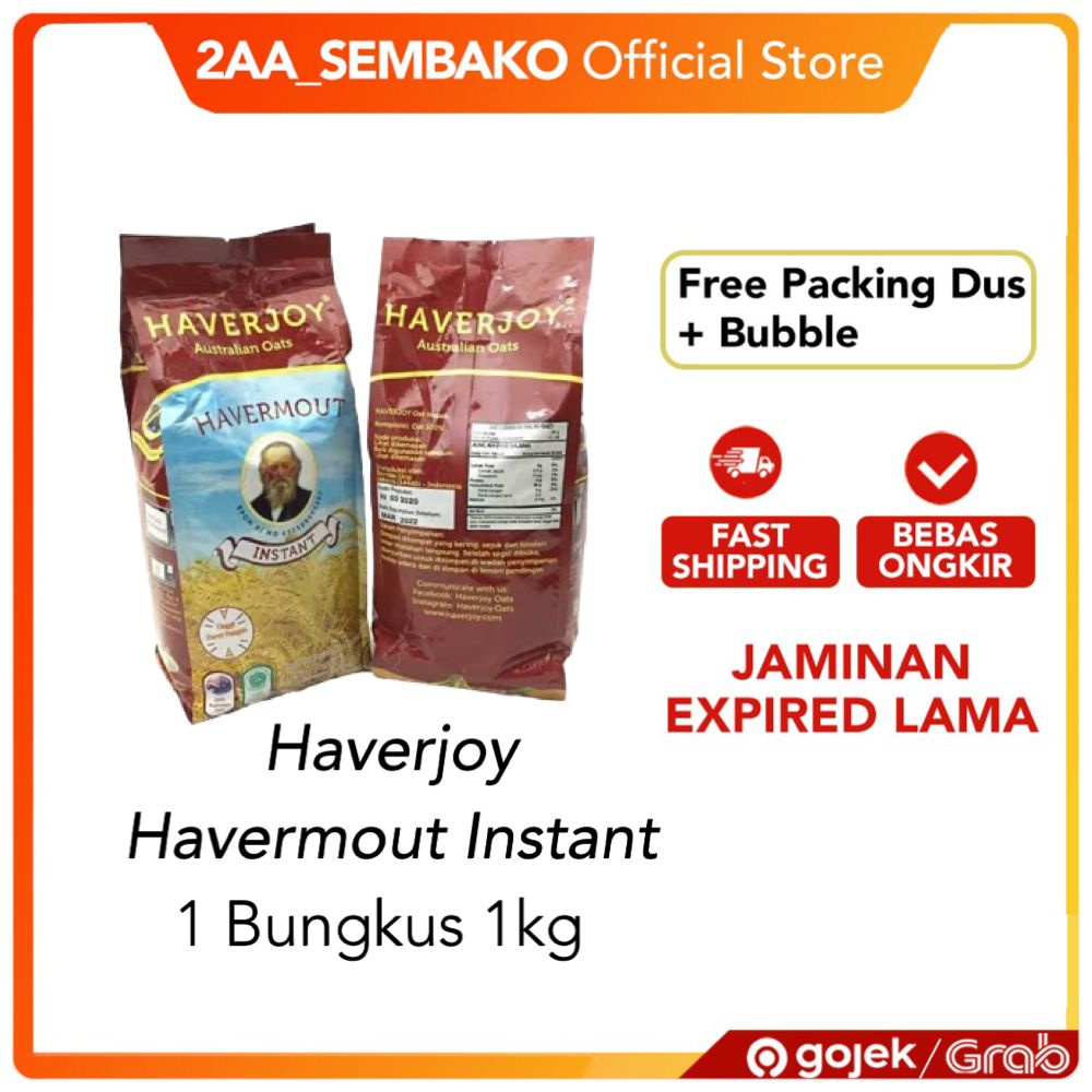 

Haverjoy Havermout Australian Instant Oat 1Kg