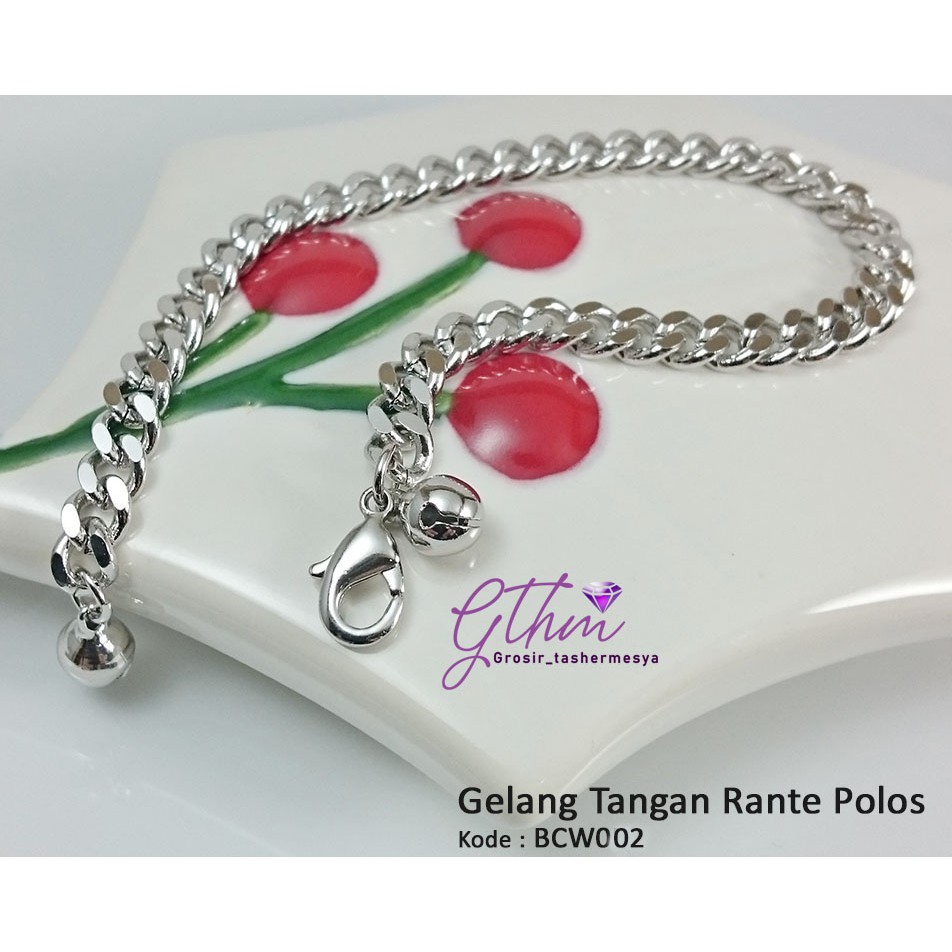 Bracelets Gelang Tangan Wanita High Quality Rante Polos BCW002 xuping