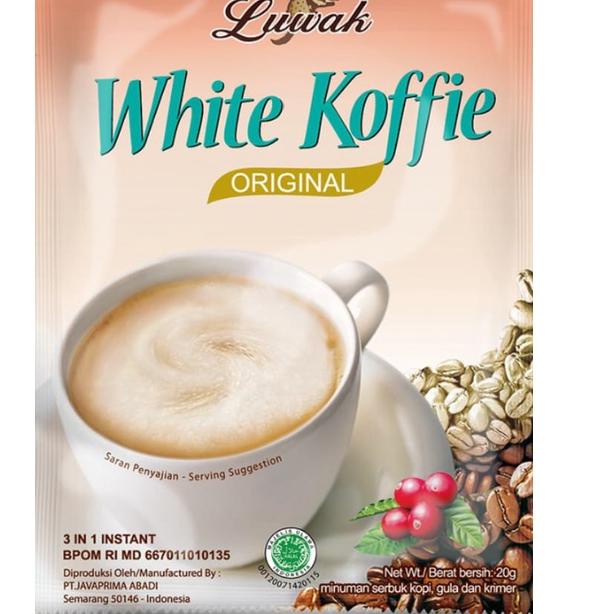 

IDIi7I2--Kopi White Coffe Luwak 1 Renceng (10 sachet)