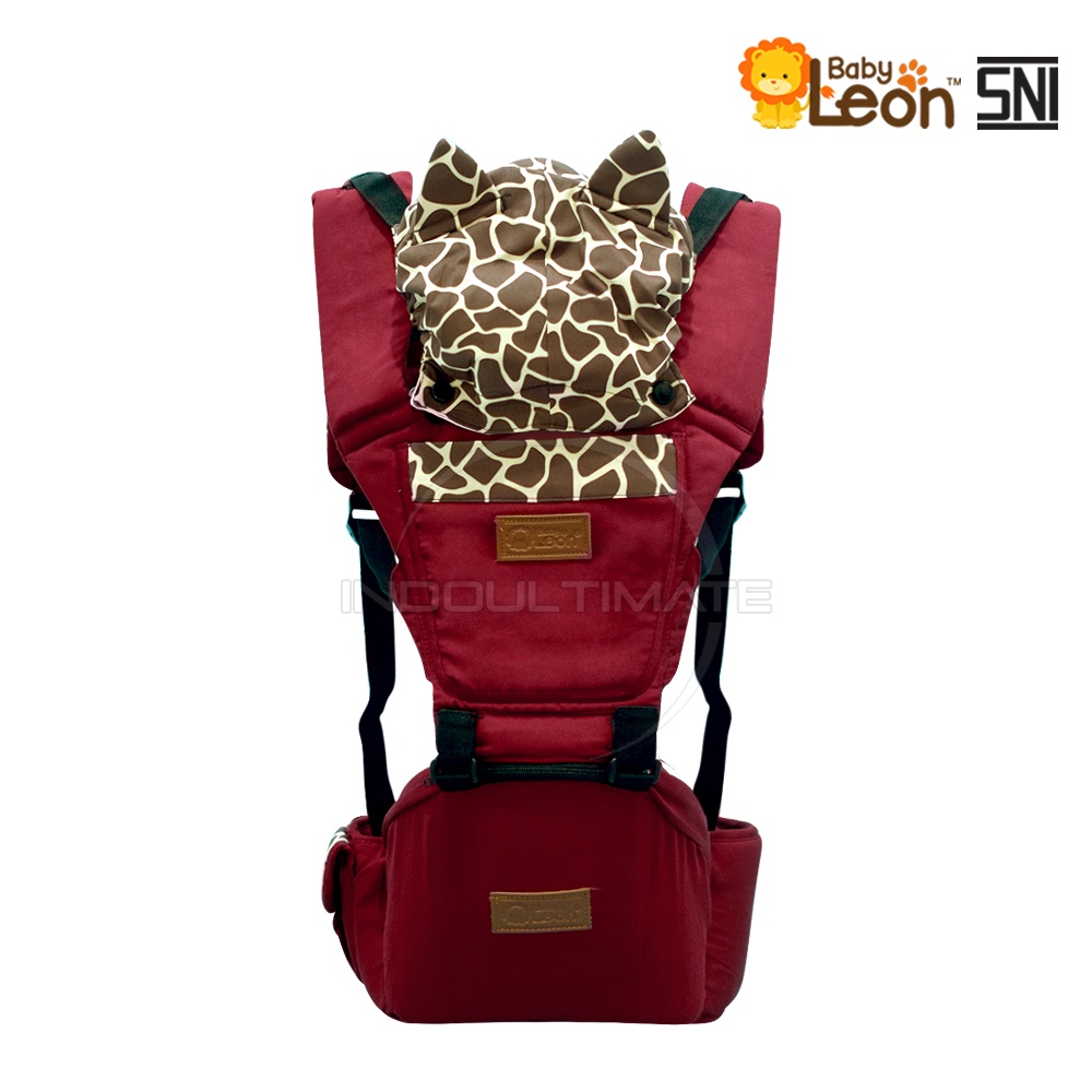 Gendongan Hipseat Bayi + Pelindung Kepala BABY LEON BY-490 Gendongan Bayi Model Terbaru BY-6088 Gendongan Bayi Depan Duduk Gendongan Bayi Samping Gendongan Multifungsi Gendongan Bayi Instan Anti Pegal Baby Carrier