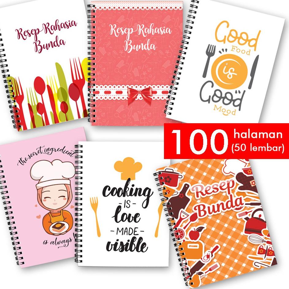 

[PRODUK SLL0A] Notebook Buku Catatan Resep Masakan T8T