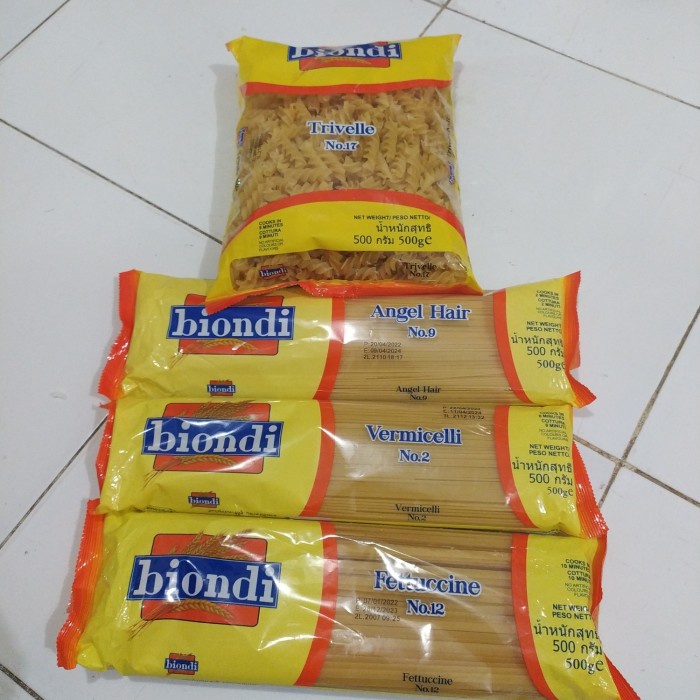 

biondi pasta spaghetti 500gr - Fettucini