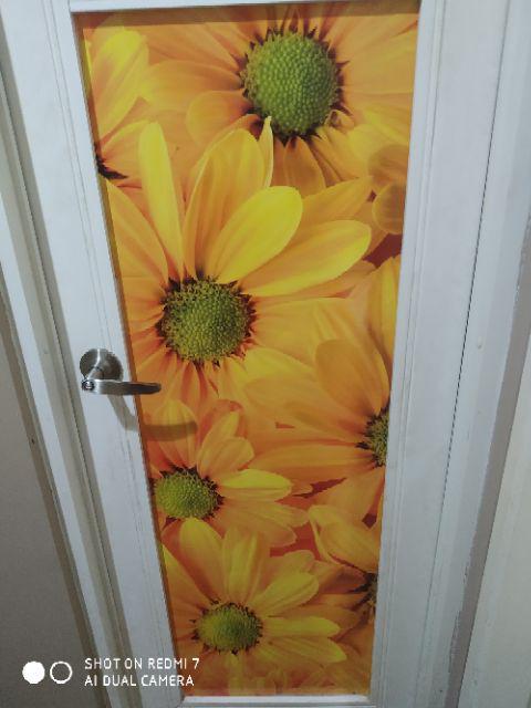 Stiker Kulkas 1 Pintu Dan 2 Pintu Bunga