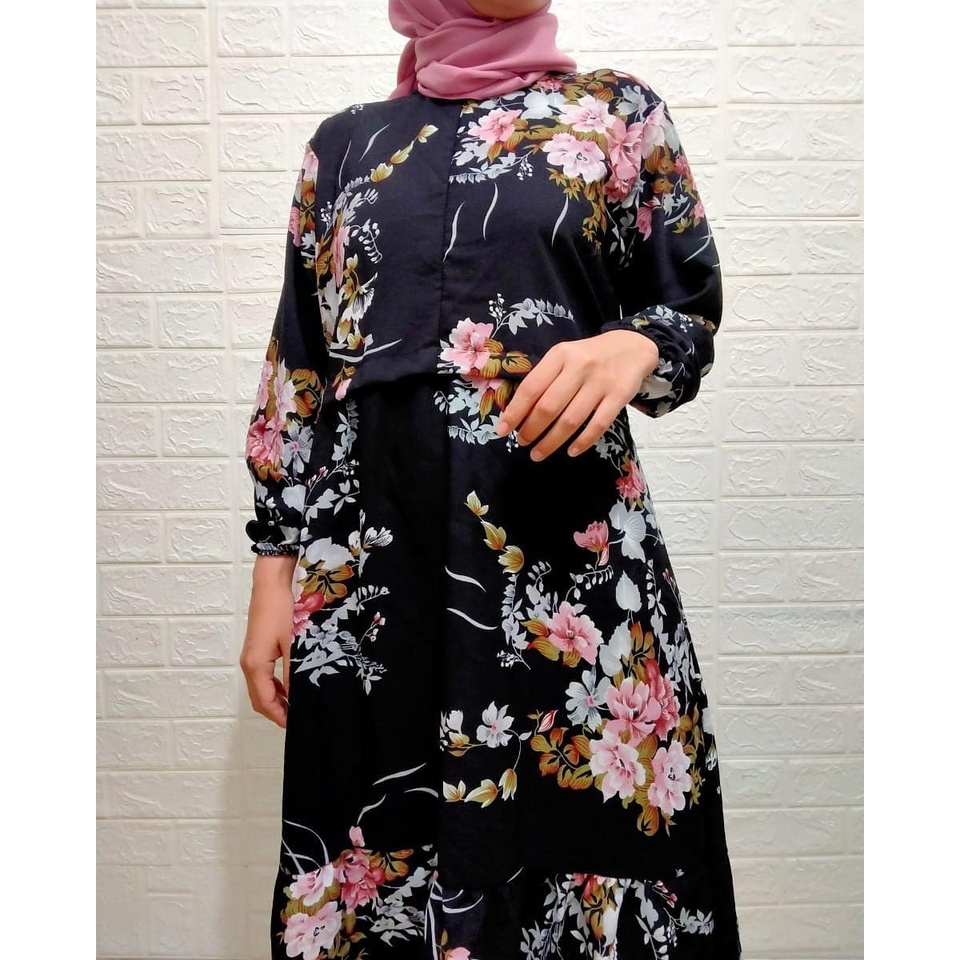 Anindya Tunik Bahan Monalisa Premium Tunik Wanita Dewasa Terbaru 2021 Kekinian Tunik Remaja Dewasa I