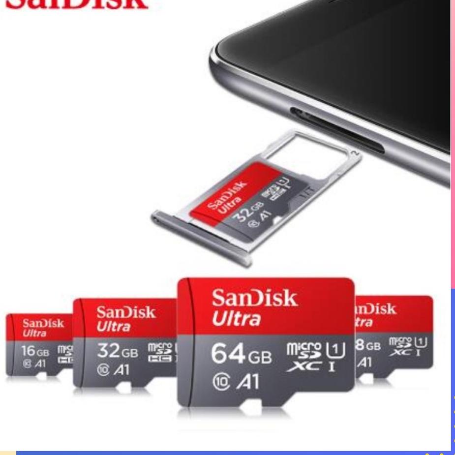 (HARGA ECERAN) Memory Card A1 CLASS 10 120MB/S High Speed 32GB 64GB 128GB 256GB SD Card with Adapter ..!-5