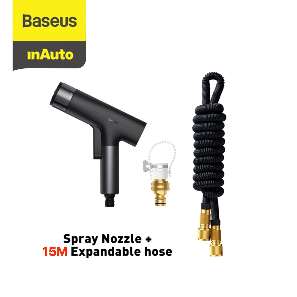 Jual Baseus GF4 Watering Spray Gun Nozzle Garden Hose Selang Air Taman Mobil Shopee Indonesia
