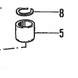 S07418001 Rotary Hook Shaft Bush (U) Mesin Jahit Brother B842 S07418-001