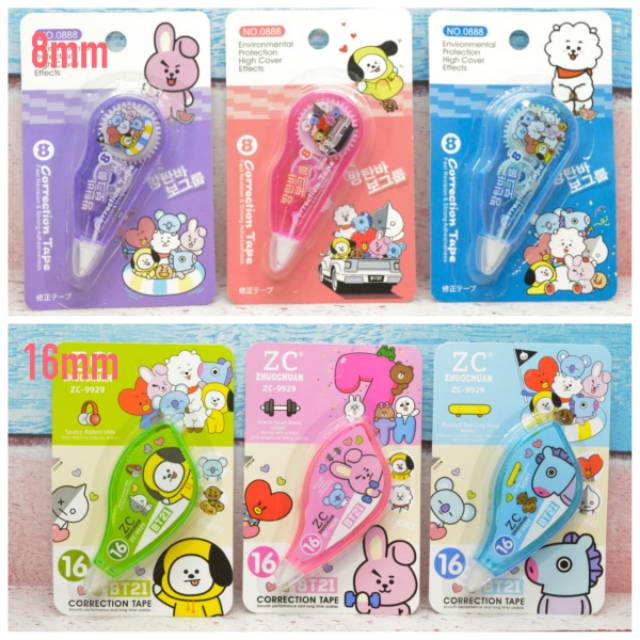

Coreection tape / Tip ex kertas BTS