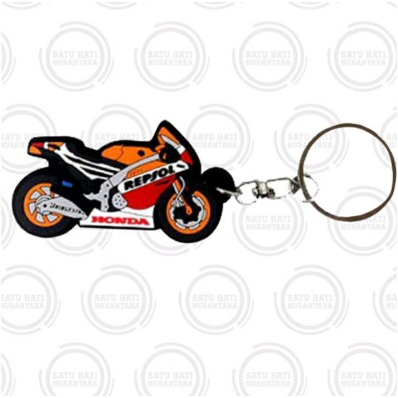 gantungan motor honda original-key chain cbr 250r moto gp repsol