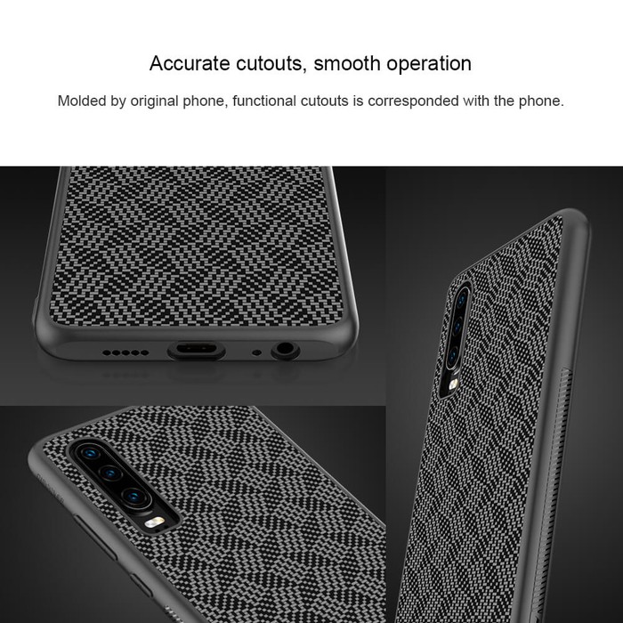 Hard Case HUAWEI P30 Nillkin Synthetic Fiber Plaid Casing Original