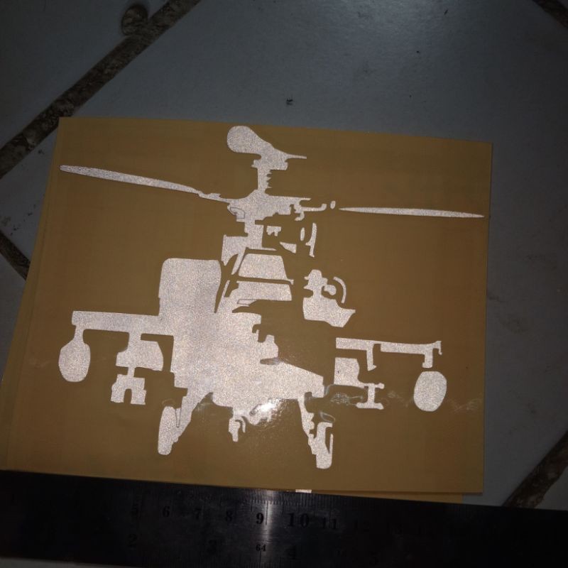 

Stiker Pesawat Apache