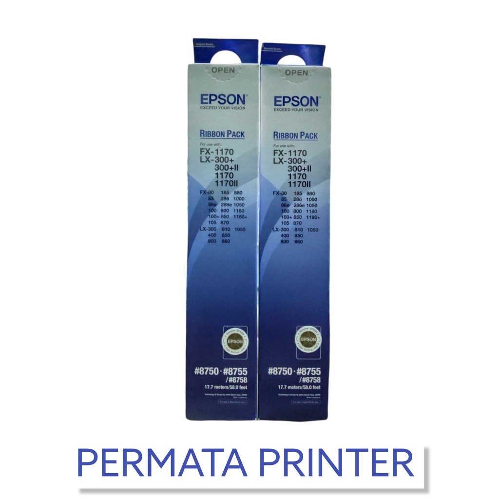 EPSON RIBBON PACK / PITA REFILL LX-300 LX 310 LQ 310 ORIGINAL EPSON (ISI PITA)