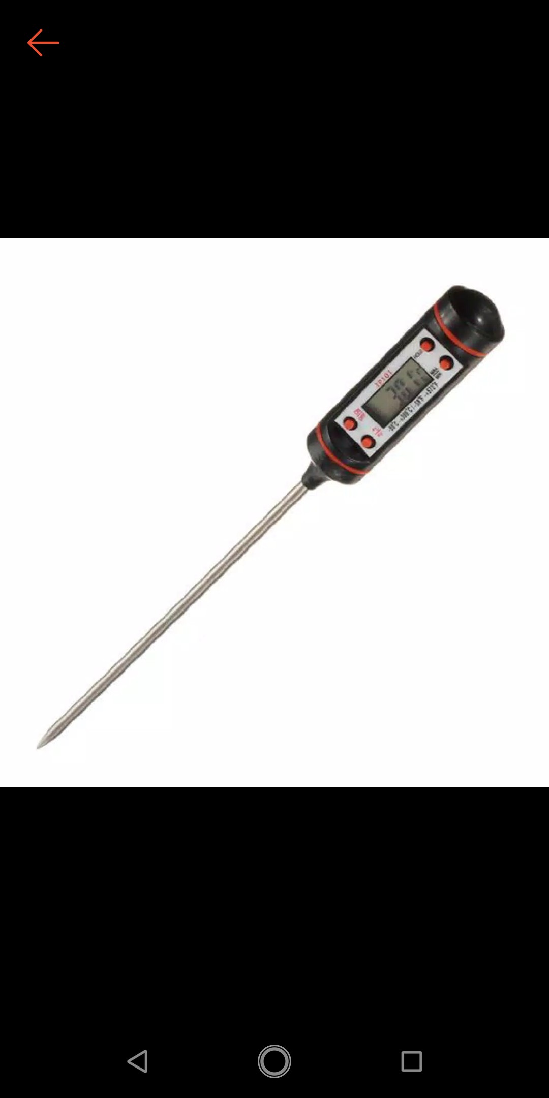 Termometer Dapur Dengan Pemancar Lcd Digital Untuk Memasak Makanan