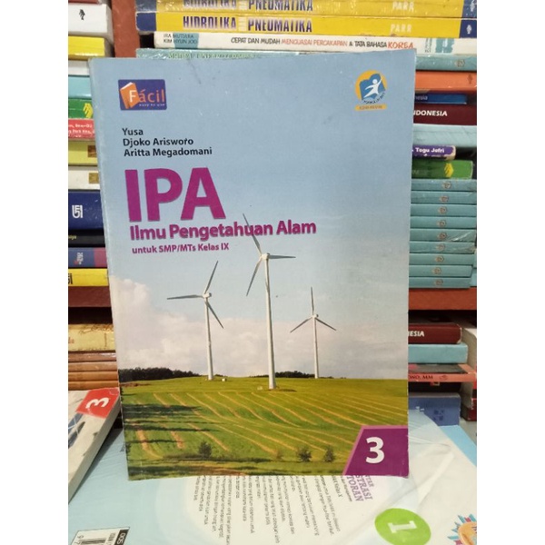 buku IPA kelas 9 SMP facil