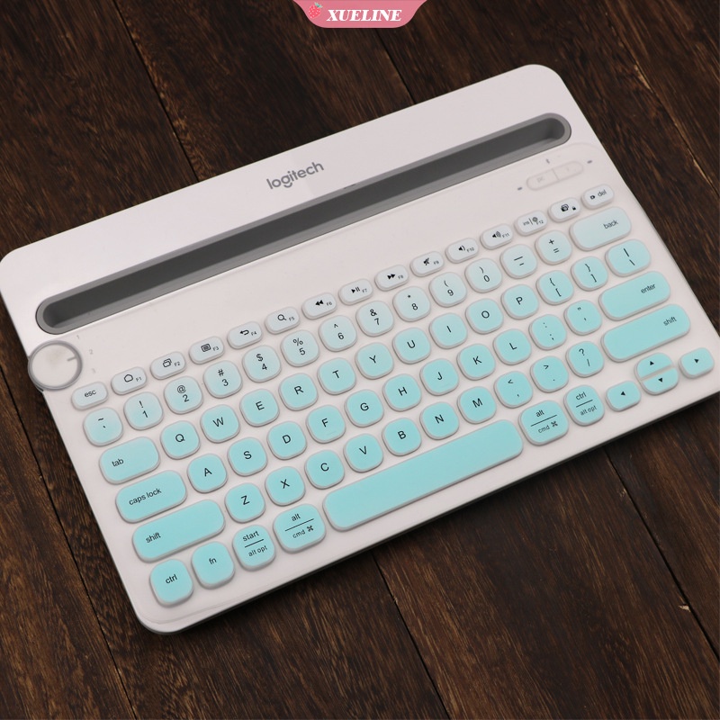 Cover Pelindung Keyboard Wireless Bluetooth Logitech K480 Bahan Silikon Anti Debu