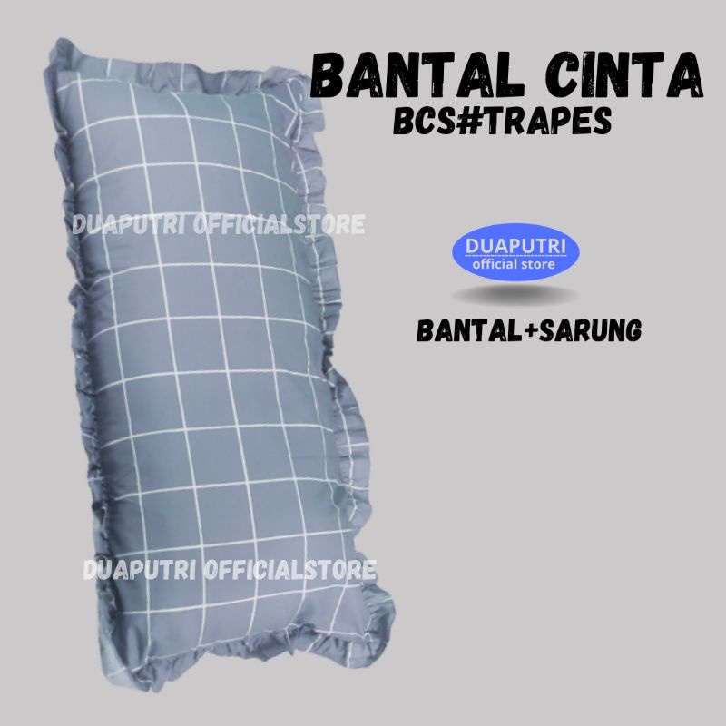 Bantal Cinta / Bantal cinta 50×100 / Bantal plus sarung New motip