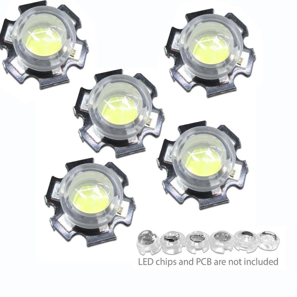 QUINTON Lensa LED Lensa Optik LED PCB Collimator Lens Cembung Lensa Akrilik15 30 45 60 90 Lensa 100 Derajat Untuk IR CCTV Lensa Mini