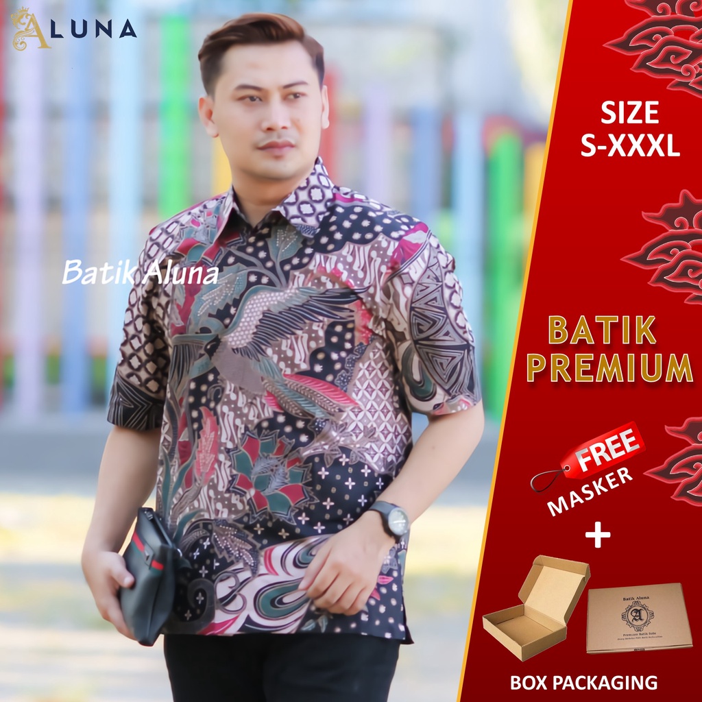 TERLARIS.!! BAJU BATIK PRIA LENGAN PENDEK KEMEJA BATIK PRIA KEREN MODERN BATIK COWOK KEKINIAN PD 007