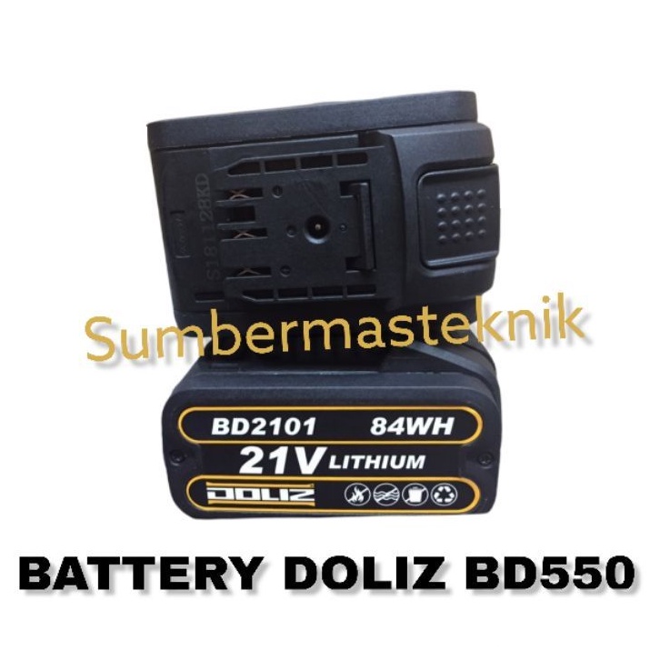 BATTERY DOLIZ BD550 BATERAI MESIN CORDLESS IMPACT WRENCH DOLIZ BD 550 BATTERY ONLY