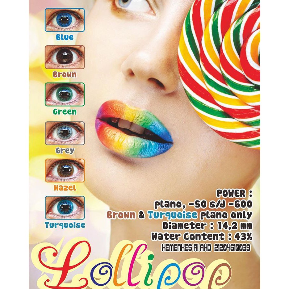 Softlens Lolipop (hanya Normal)