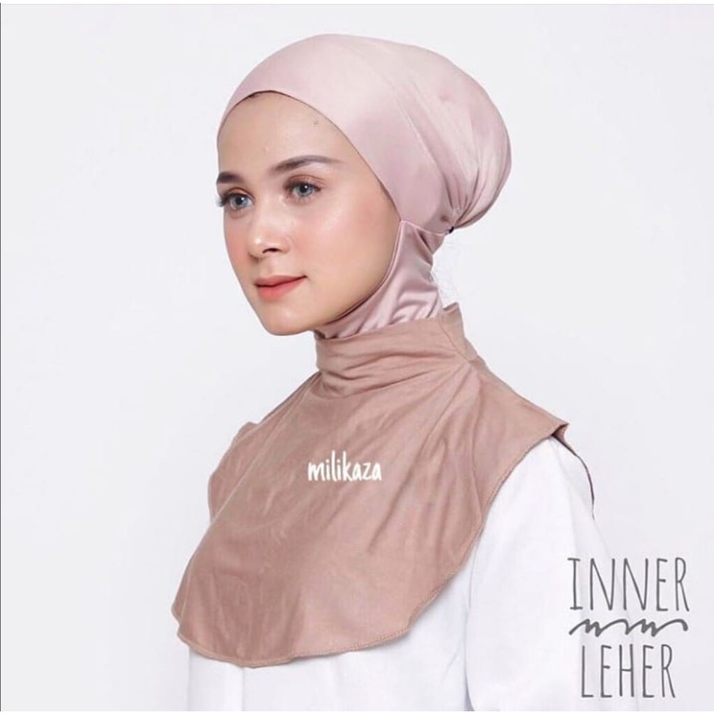 (1kg=28pcs) INER LEHER / BAHAN KAOS SPANADEX //  Fashion Muslim  manset leher